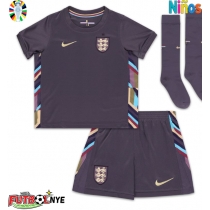 Camiseta Inglaterra Visitante Equipación para niños Eurocopa 2024 manga corta (+ pantalones cortos)